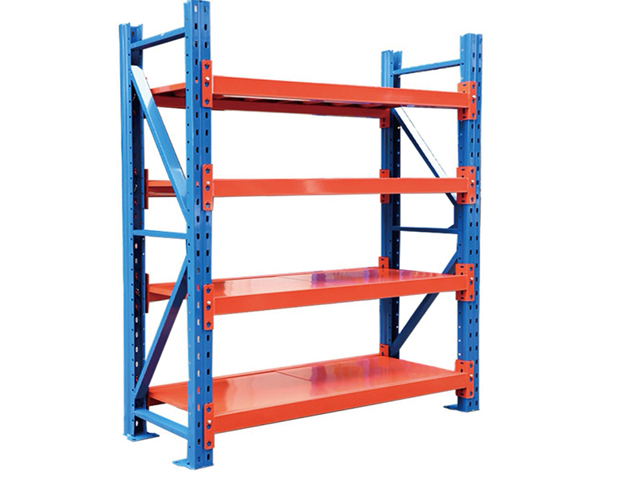 Keskitehoiset pultittomat hyllyt (500-800 kg/kerros)